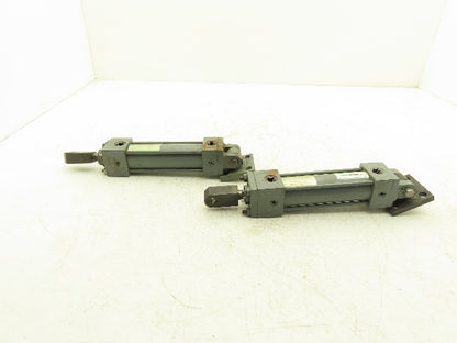 Miller A86R2B/A50B2B Pneumatic Air Cylinder 1-1/2" Bore 4" Stroke Lot of 2