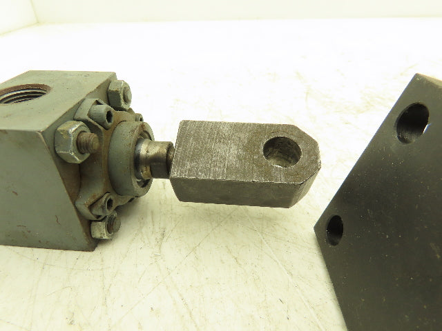 Miller A86R2B/A50B2B Pneumatic Air Cylinder 1-1/2" Bore 4" Stroke Lot of 2