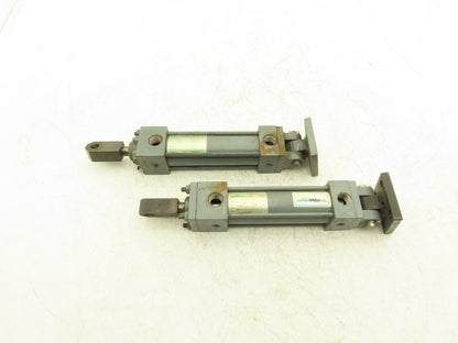 Miller A86R2B/A50B2B Pneumatic Air Cylinder 1-1/2" Bore 4" Stroke Lot of 2