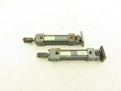 Miller A86R2B/A50B2B Pneumatic Air Cylinder 1-1/2" Bore 4" Stroke Lot of 2