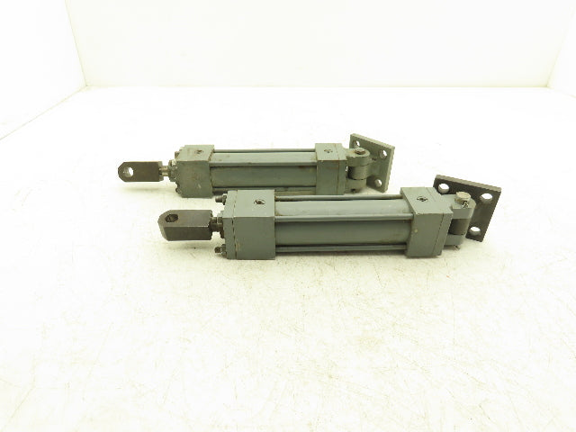 Miller A86R2B/A50B2B Pneumatic Air Cylinder 1-1/2" Bore 4" Stroke Lot of 2