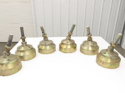 Lathe Machine Leveling Feet 1-1/4-7 Bolt 7"-11" Adj Height Set of 6