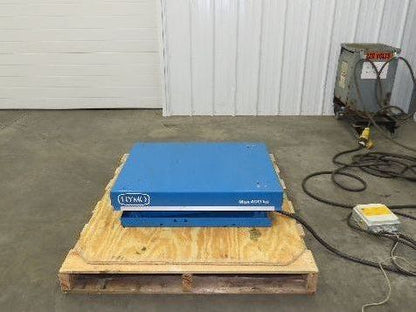 Hymo CXX4-8 Hydraulic Scissor Lift Table 400kg 880lb 36" Travel 24x31" 240V 3Ph