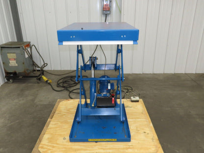 Hymo CXX4-8 Hydraulic Scissor Lift Table 400kg 880lb 36" Travel 24x31" 240V 3Ph