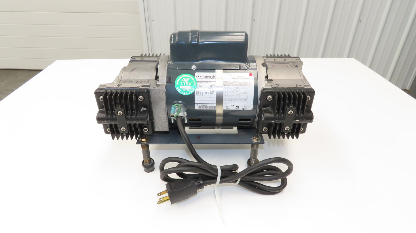 Air Dimensions R254-BT-AA1 Dia-Vac Diaphragm Pump R-Series High Vacuum Quad Head
