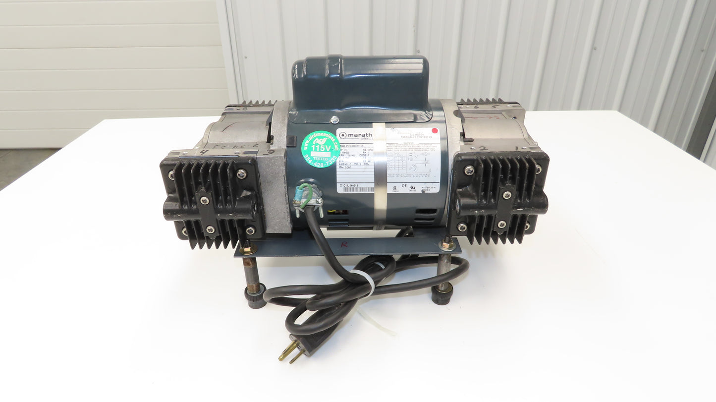 Air Dimensions R254-BT-AA1 Dia-Vac Diaphragm Pump R-Series High Vacuum Quad Head