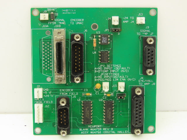 Newport 64760 Printed Circuit Board For Newport CNC Machine