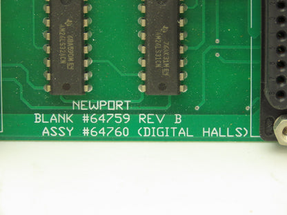 Newport 64760 Printed Circuit Board For Newport CNC Machine With Jumper