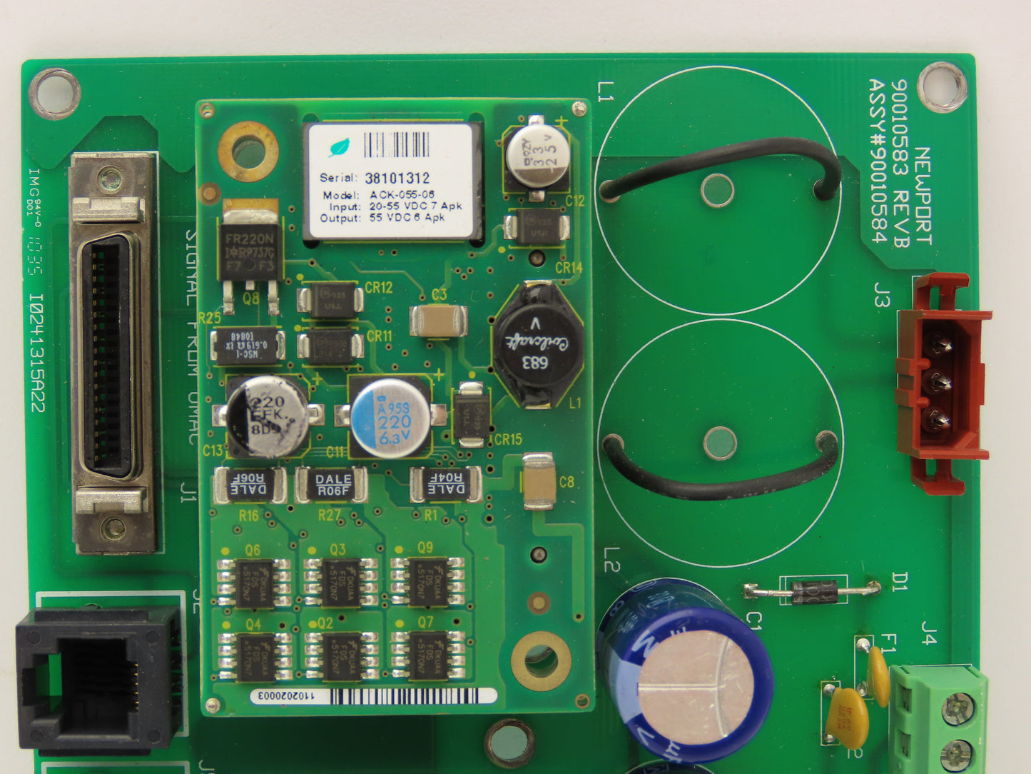 Newport 90010584 Printed Circuit Board For Newport CNC Machine REV B