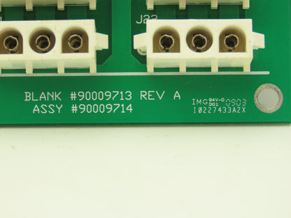 Newport 90009714 Printed Circuit Board For Newport CNC Machine 3 Pin Bank REV A