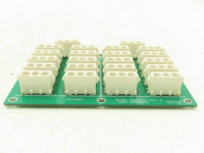 Newport 90009714 Printed Circuit Board For Newport CNC Machine 3 Pin Bank REV A
