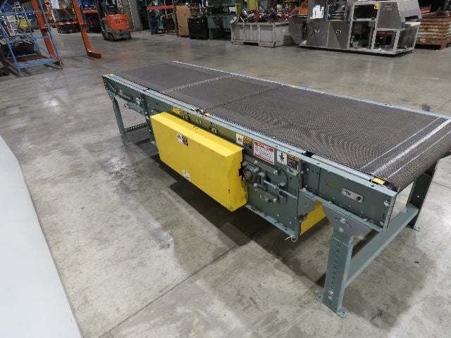 Hytrol 36"x 10' Gapper Conveyor 30" Belt 2-Speed Package Gapping 165-122 FPM