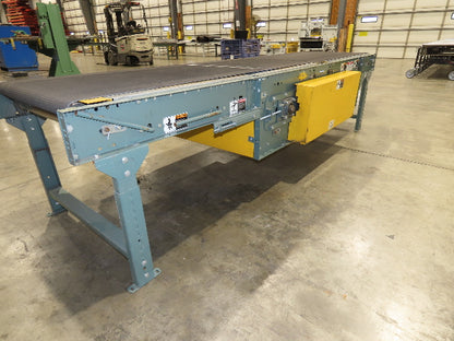 Hytrol 36"x 10' Gapper Conveyor 30" Belt 2-Speed Package Gapping 165-122 FPM