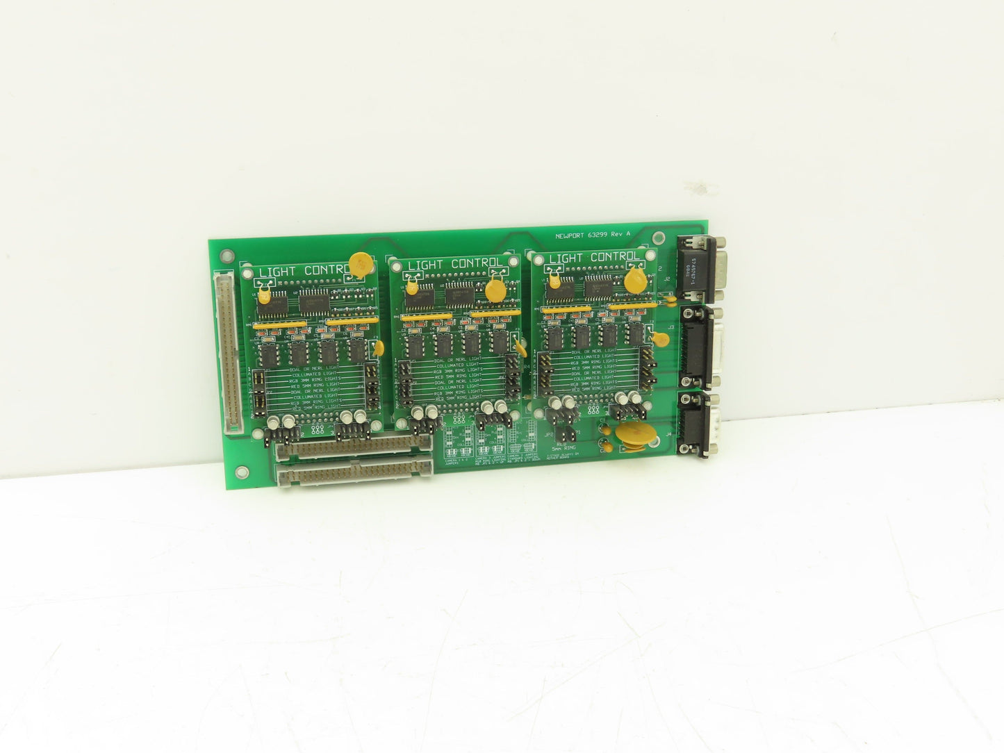 Newport 63299 Printed Circuit Board For Newport CNC Machine REV A Light Control
