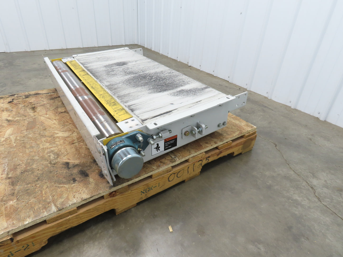 Hytrol 43" Tail Pulley Assembly for Parcel Belt Slider Bed Conveyor