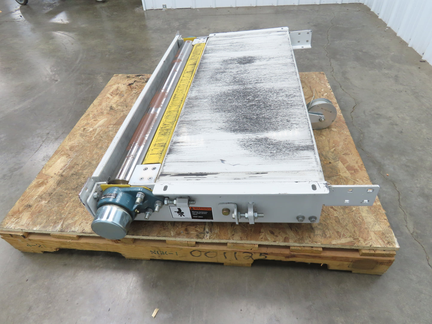 Hytrol 43" Tail Pulley Assembly for Parcel Belt Slider Bed Conveyor