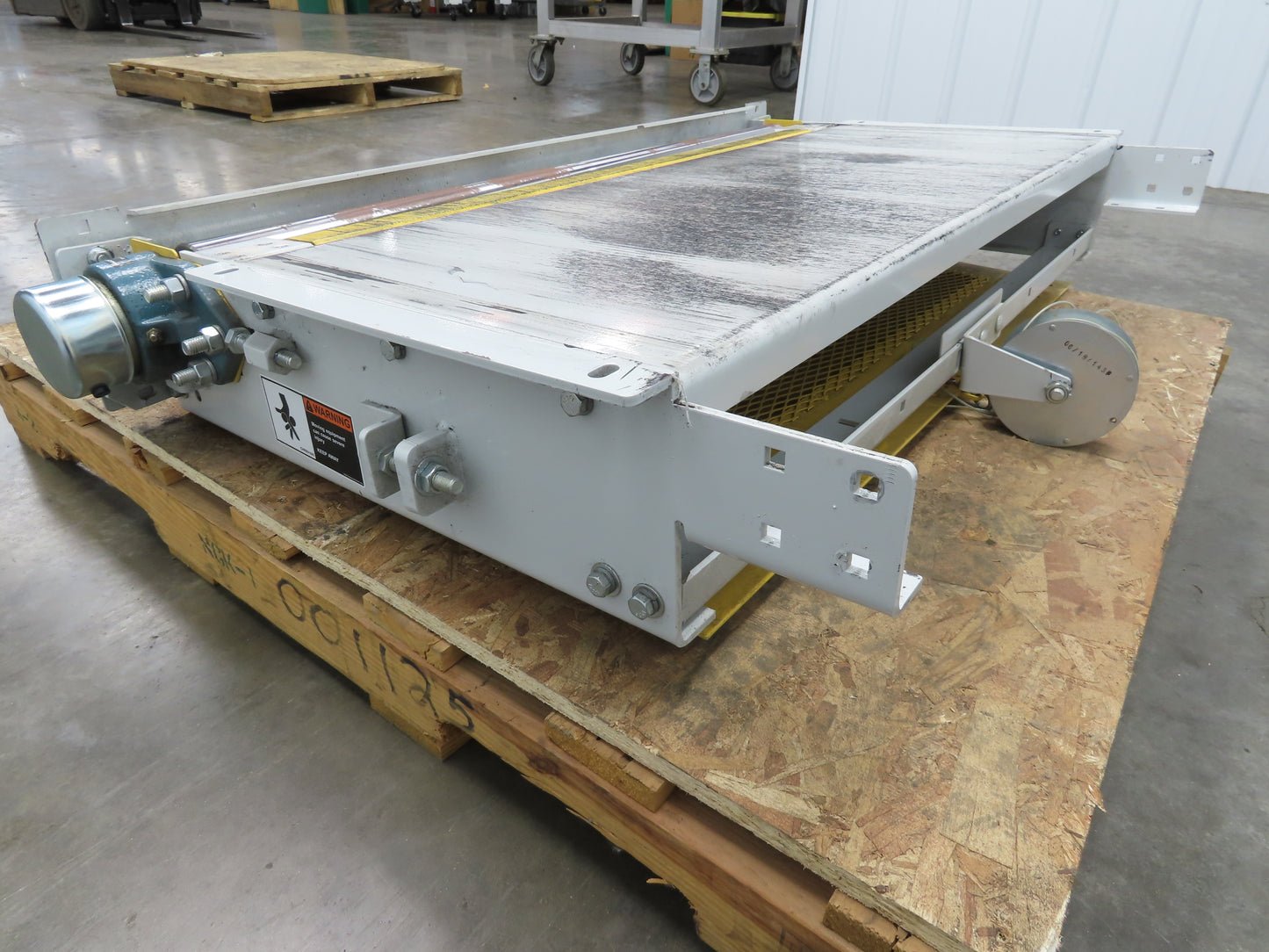 Hytrol 43" Tail Pulley Assembly for Parcel Belt Slider Bed Conveyor