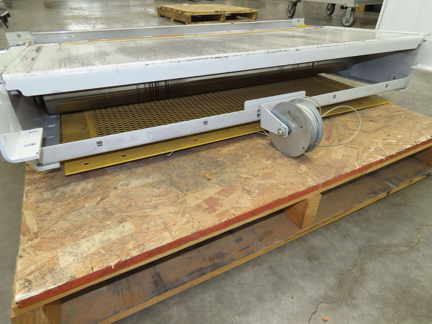 Hytrol 43" Tail Pulley Assembly for Parcel Belt Slider Bed Conveyor