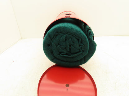 Fite Rite Wool Fire & First Aid Blanket Wall Mount Holder Red Metal Canister