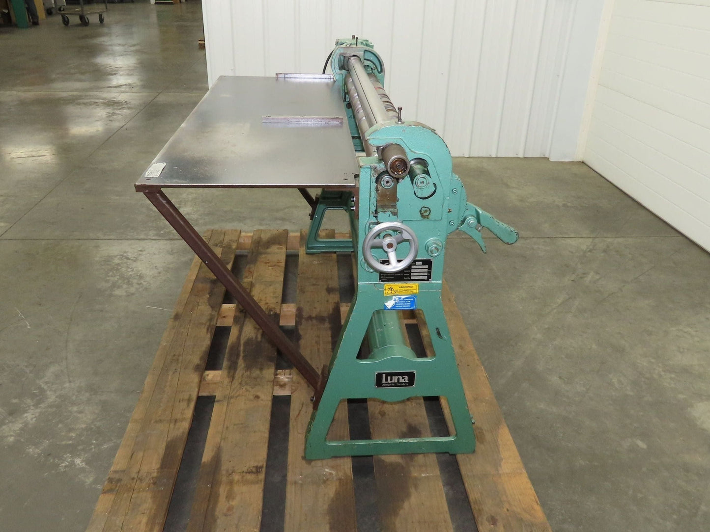 Luna 4135 12/12 Bending Roller 1260 x 1.20mm Sheet Metal 18 GA 230/460V 3Ph