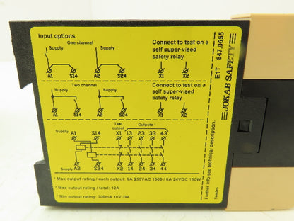 Jokab Safety E1T 0s Safety Expansion Relay 24VDC Lot of 5