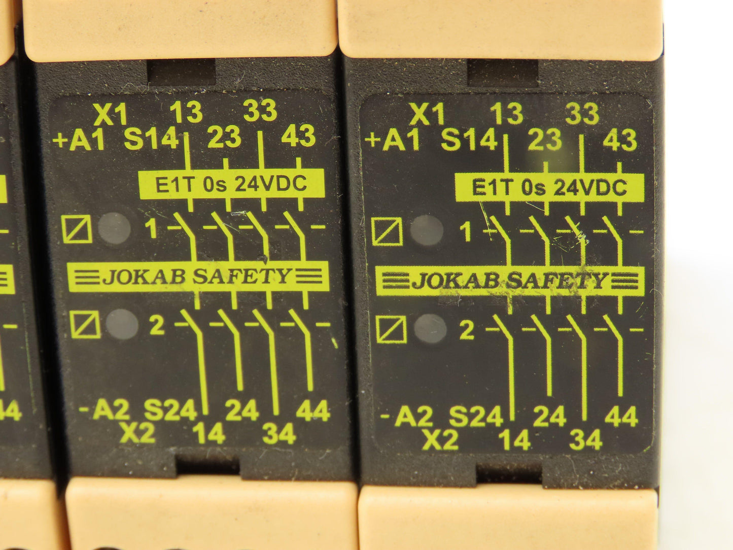 Jokab Safety E1T 0s Safety Expansion Relay 24VDC Lot of 5