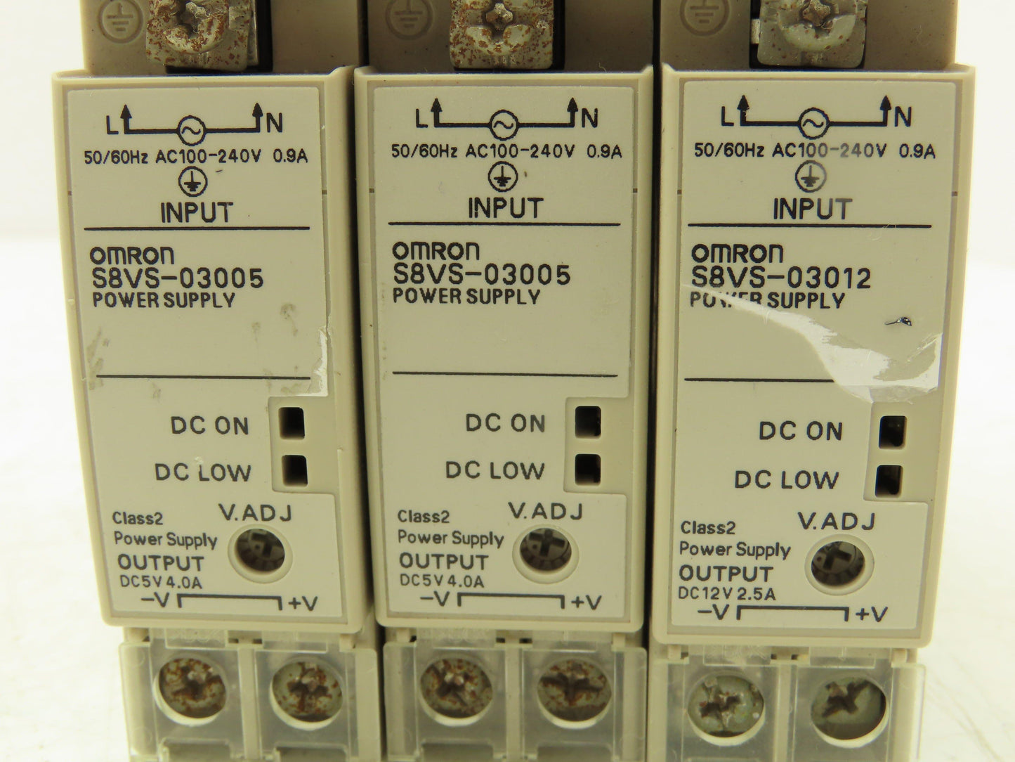 Omron S8VS-03005 Power Supply Switch Mode 100-240VAC Input 5VDC Output Lot of 3