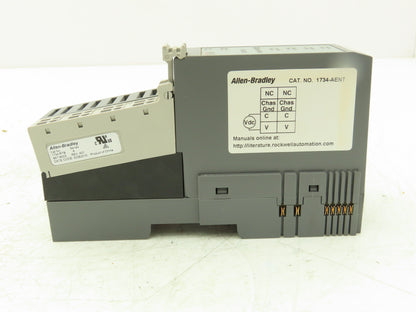 Allen Bradley 1734-AENT PLC Module Rack Ethernet Interface I/O Ser A Rev A01
