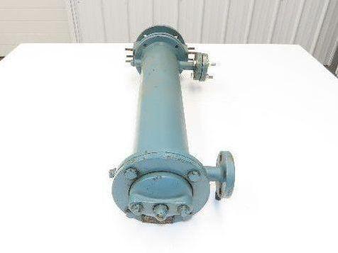 Wilhelm Deller Oil Cooler Shell & Tube Heat Exchanger Metric Flange 26"L