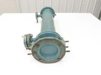 Wilhelm Deller Oil Cooler Shell & Tube Heat Exchanger Metric Flange 26"L