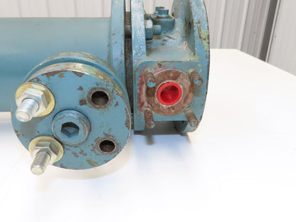 Wilhelm Deller Oil Cooler Shell & Tube Heat Exchanger Metric Flange 26"L