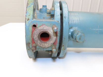 Wilhelm Deller Oil Cooler Shell & Tube Heat Exchanger Metric Flange 26"L