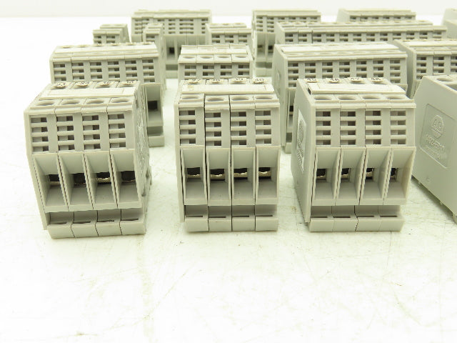 Allen Bradley 1492-W10 Terminal Block Gray Single Circuit 10mm Lot of 170