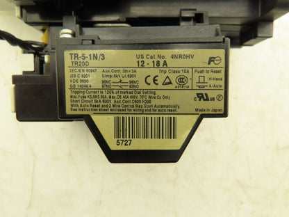 Fuji Electric SC-4-0/G Contactor 24Vdc Coil, Surge Suppressor & Thermal Overload