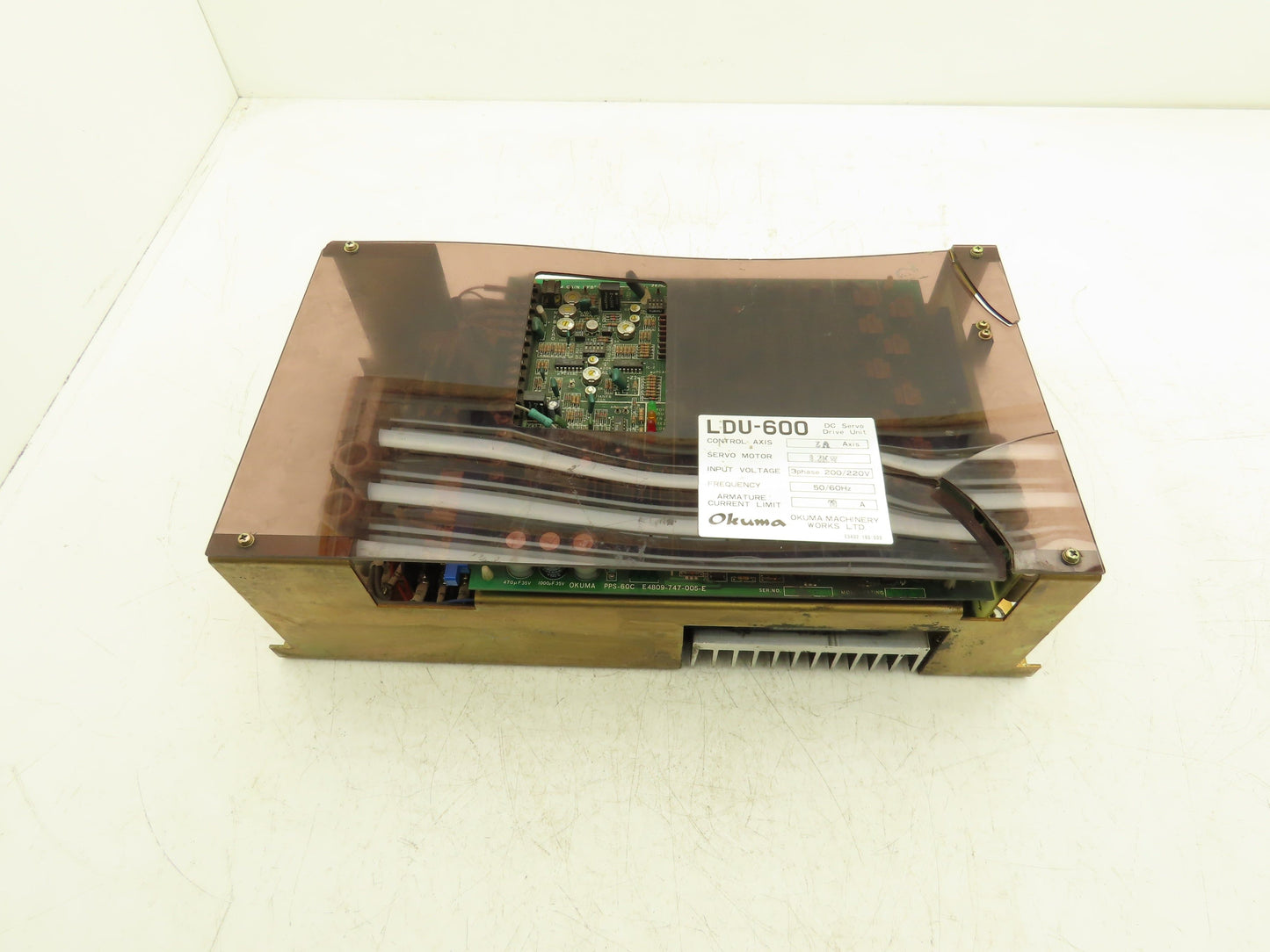 Okuma LDU-600 Servo Drive 3Ph 200/230Vac In 3.2kW 70A 60Hz Out