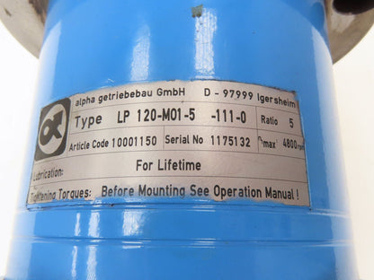 Wittenstein Alpha LP120-M01-5-111-0 Servo Gearbox 5:1 Inline Reducer 32mm Output