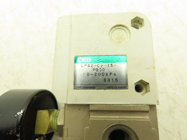 CKD GPS2-07-15-PGC0 Gap Switch 50-200kPa 7-29psi Lot of 2