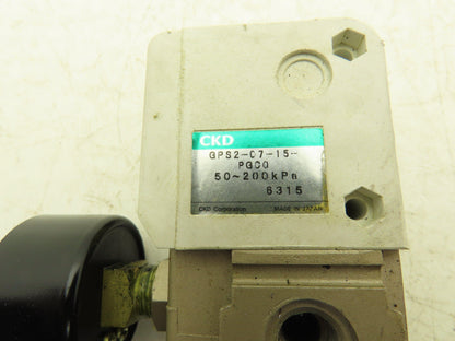 CKD GPS2-07-15-PGC0 Gap Switch 50-200kPa 7-29psi Lot of 2