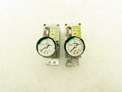 CKD GPS2-07-15-PGC0 Gap Switch 50-200kPa 7-29psi Lot of 2