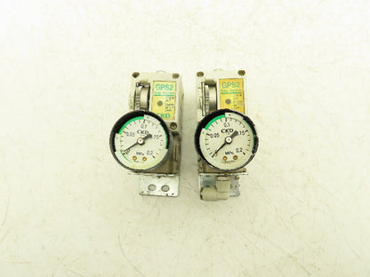 CKD GPS2-07-15-PGC0 Gap Switch 50-200kPa 7-29psi Lot of 2