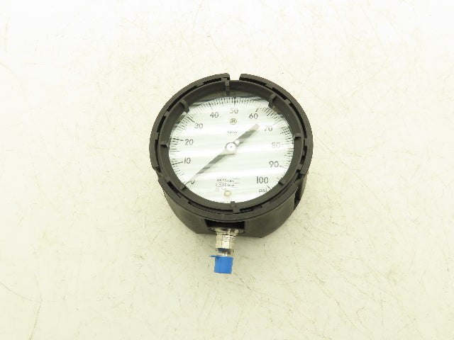 Weksler AA442PF4LW 4.5" Royal Dial Gauge 1/4" NPT 0-100 psig