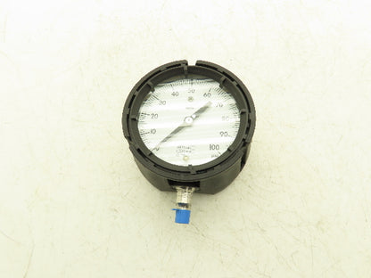 Weksler AA442PF4LW 4.5" Royal Dial Gauge 1/4" NPT 0-100 psig