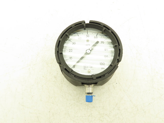 Weksler AA442PF4LW 4.5" Royal Dial Gauge 1/4" NPT 0-100 psig