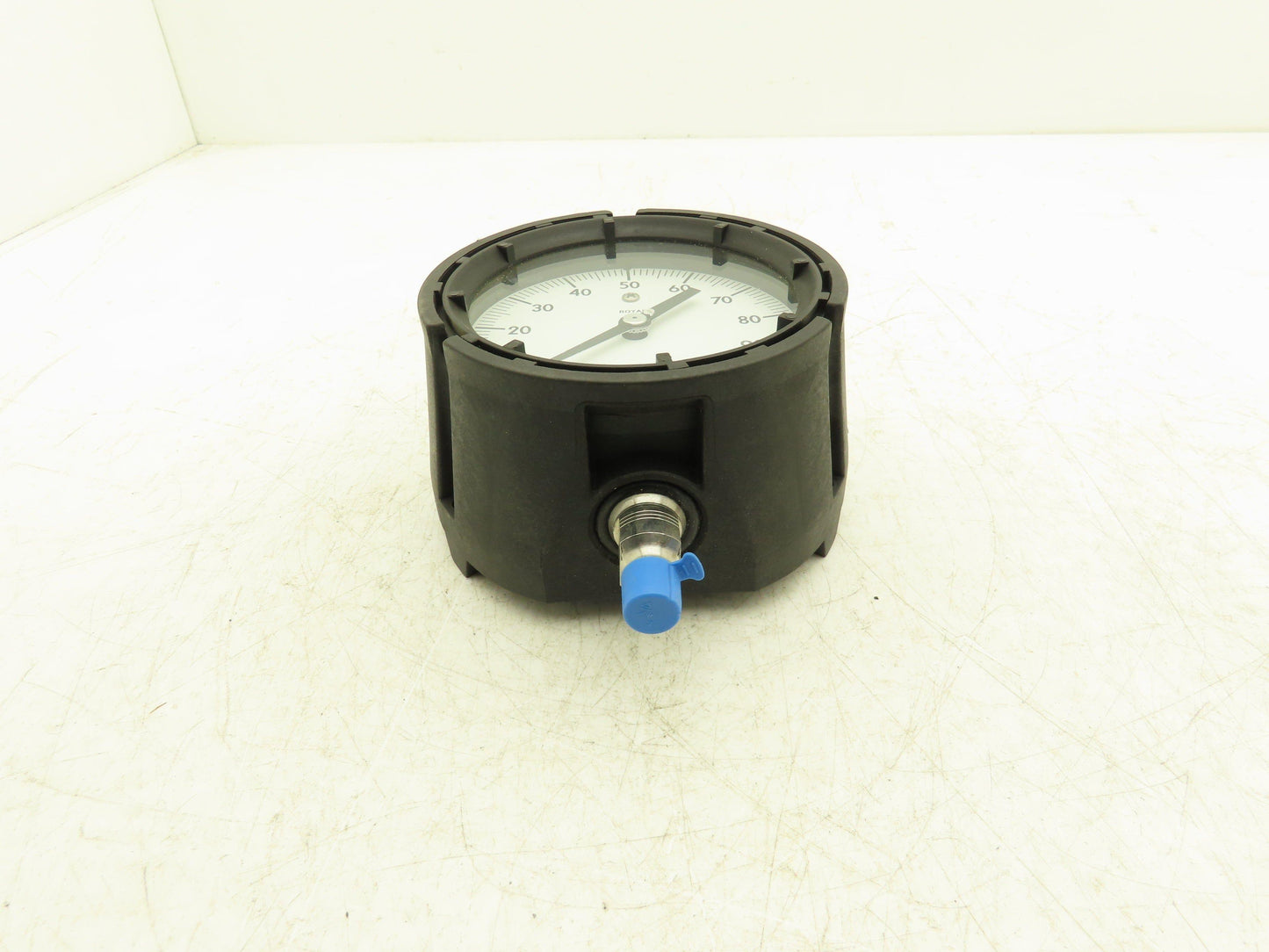 Weksler AA442PF4LW 4.5" Royal Dial Gauge 1/4" NPT 0-100 psig