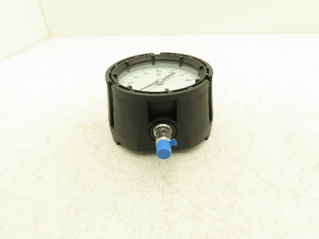 Weksler AA442PF4LW 4.5" Royal Dial Gauge 1/4" NPT 0-100 psig