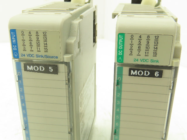 Allen Bradley 1769-IQ16 1769-OV16 Relay Input Sinking Output Module Lot of 2