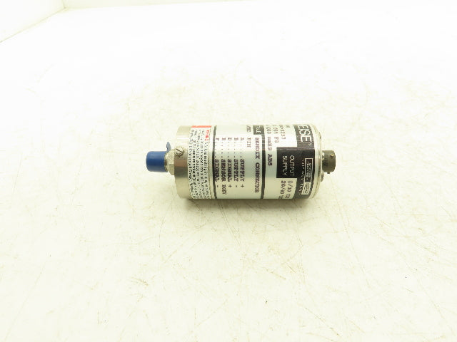 Heise HPO Pressure Transducer Sensor 1000 mmHG 19.33 PSI 20/40VDC In 0/10VDC Out