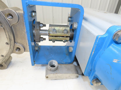 Jamesbury 815L113600XZ Stainless 8" Butterfly Valve Wafer-Sphere Air Actuated