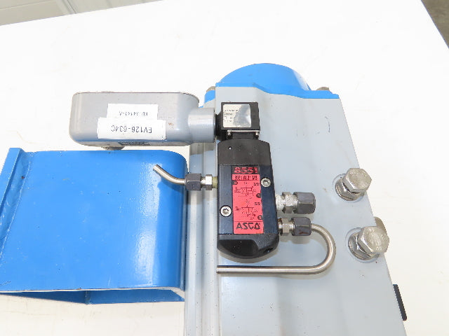 Jamesbury 815L113600XZ Stainless 8" Butterfly Valve Wafer-Sphere Air Actuated