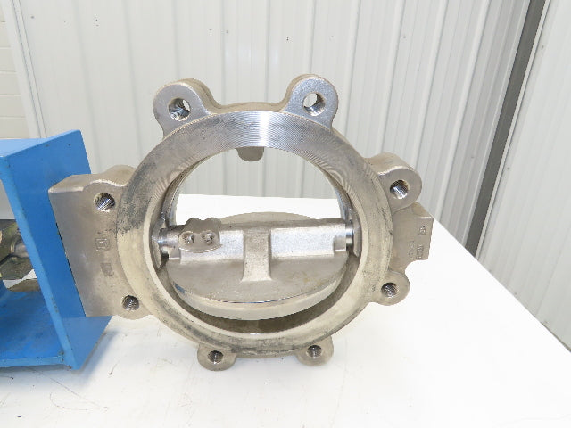 Jamesbury 815L113600XZ Stainless 8" Butterfly Valve Wafer-Sphere Air Actuated
